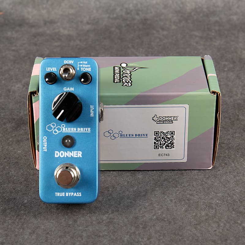 Donner Blues Drive Pedal Boxed 2nd Hand Reverb