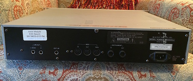 Akai EWI 3030m Synth Module with 3020 Wind Controller - RARE