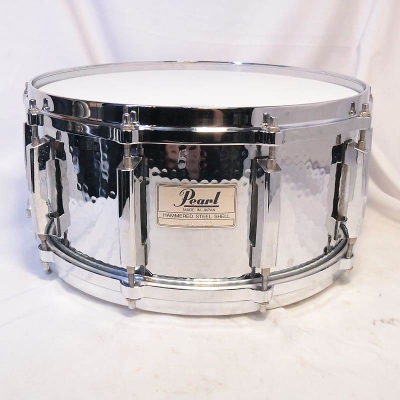 PEARL SH-5114D Hammered Steel 14x6.5 Pearl Hammered Steel Snare
