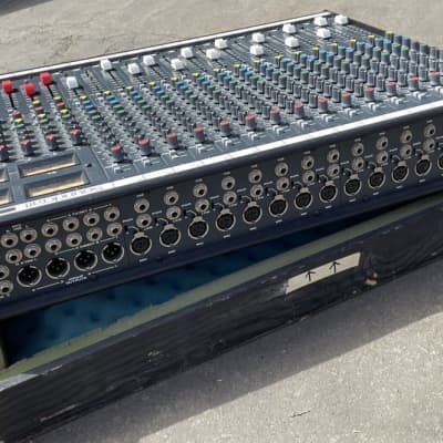 Soundcraft Series 200 SR 16 Channel 4-bus Mixing Console w Custom Wood Crate VGC image 3