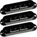 Seymour Duncan Single Coil Stratocaster Pickup Cover Pack (3) - Black