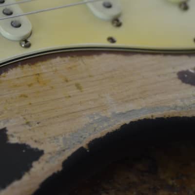 American Stand Fender Stratocaster Custom Heavy Relic Sunburst CS Fat 50's image 8