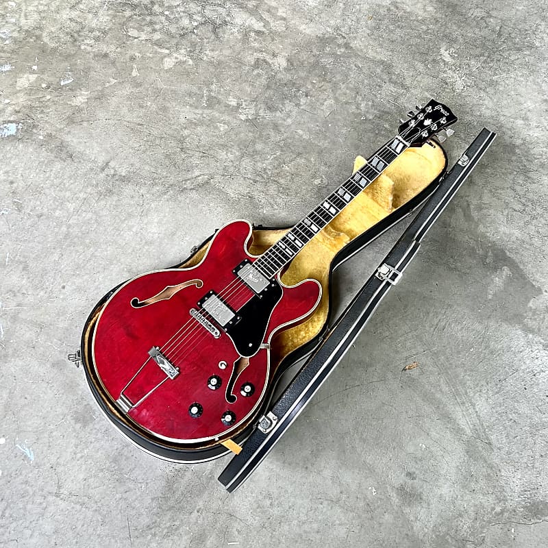 Greco SA-700 c 1970’s Cherry es-335 original vintage MIJ Japan Matsumoku  fujigen