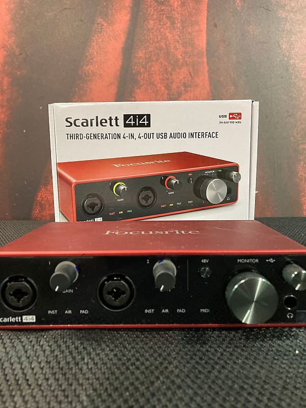 Focusrite Scarlett 4i4 (Gen 3) Audio Interface (Carle Place, NY