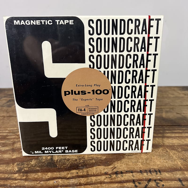 Soundcraft 7” reel tape 1/4” XP-24 Plus 100