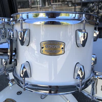 Yamaha Stage Custom 10/12/14/20 w/ Snare and Hardware Pack - Classic White image 6