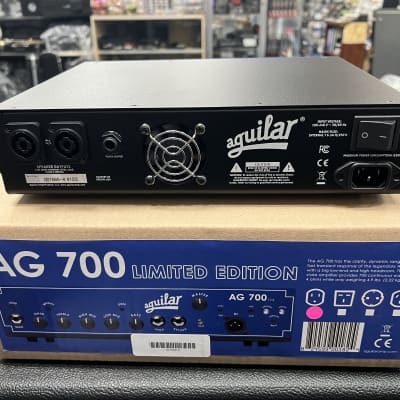 Aguilar AG 700 Limited Edition Blue Bronco 700-Watt Bass Amp Head  New! image 6