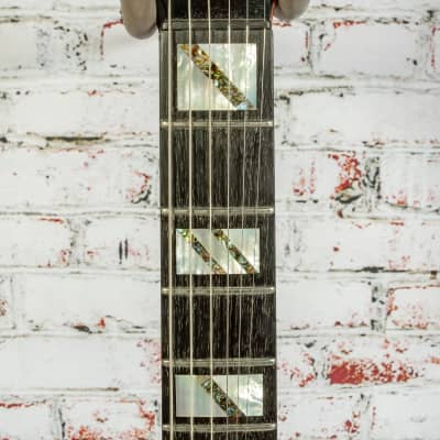 Warrior Instruments Soldier Electric Guitar, Rick Derringer Signed, Black w/ Case x1USA (USED) image 5