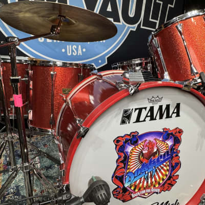 "Wild" Mick Brown's Dokken, Custom 1980s Tama Artstar II 4-Piece Set. 26", 18", 16", 14". image 3