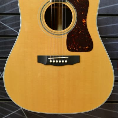 Guild USA D-55 Dreadnought Natural All Solid Acoustic Guitar & Case image 1