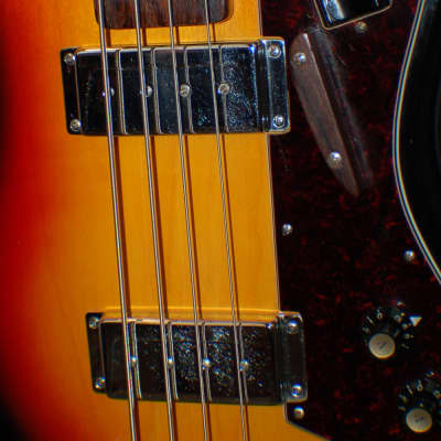Video Demo 1966 Conrad Model 1246 Full Scale Bass Guitar New Strings Original Soft Shell Case image 4