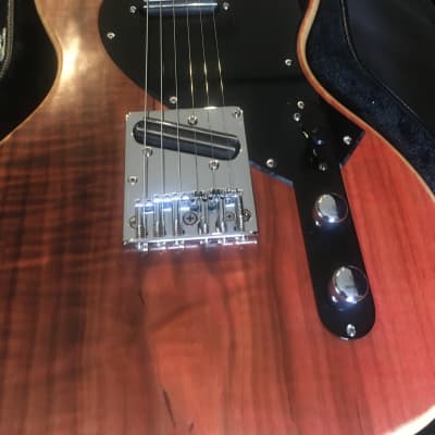 Bluescaster Double Bender B/G Guitar 2020 Red Stain/Shou-sugi-ban finish: McGill Custom Guitars image 12