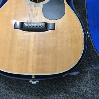 Takamine F310S acoustic guitar ( model similar to Martin 000-28 ) in very good-excellent condition with vintage hard case image 6
