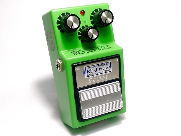 Analogman RE-J Project Maxon OD-9 Overdrive Silver Mod | Reverb