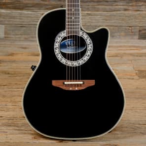 Ovation Ultra 1528 Acoustic-Electric Black 1983 (s244) | Reverb