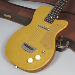 Silvertone 1357 Danelectro Model C 1956 Ginger and Tan with Original Case image 5