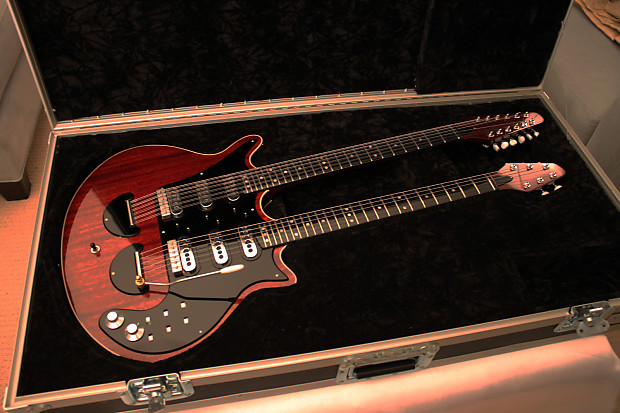 Brian may double neck on sale guitar