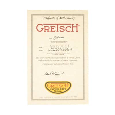 Gretsch USA Custom Masterbuilt G6120CS 1959 Relic - Vintage Orange image 10