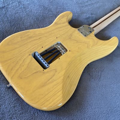 2008 Fender American Deluxe Ash Stratocaster Maple Fretboard - Butterscotch Blonde - Free Pro Setup image 7