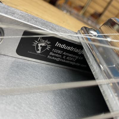 Fouke Industrial Guitars Steel 6-String Lap Steel Guitar w/ Gig Bag image 14