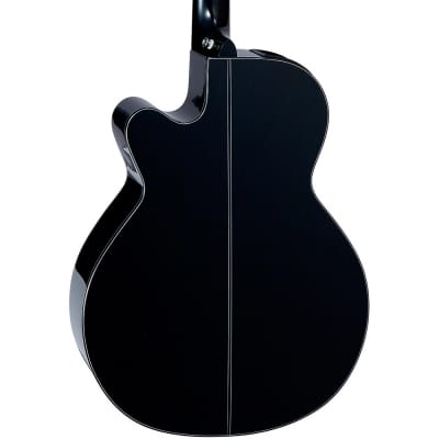 Takamine G Series GN30CE NEX Cutaway Acoustic-Electric Guitar Gloss Black image 2