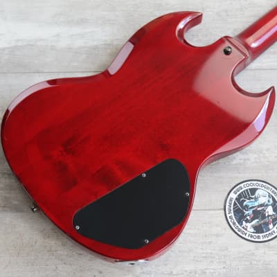 1994 Epiphone Korea (by Gibson) G-400 LH Left Handed SG (Cherry Red) image 9
