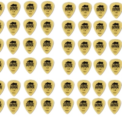 Dunlop 433R1.0 Ultex® Sharp Guitar Picks 72 Picks image 1