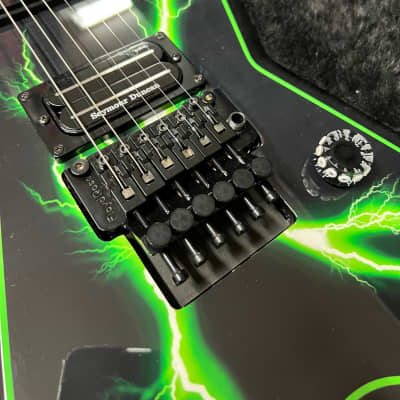 Dean USA Dime Razorback Custom Slimebolt Graphic w/ Dean Hard | Reverb