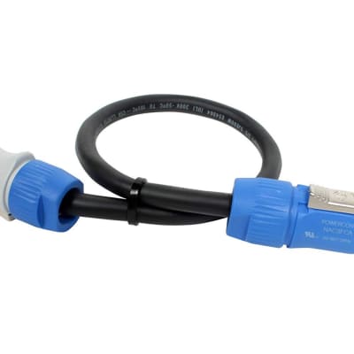 Elite Core Neutrik PowerCon Power Extension Cable | 12' ft | PC14-AB-12 | Made in the USA | image 1