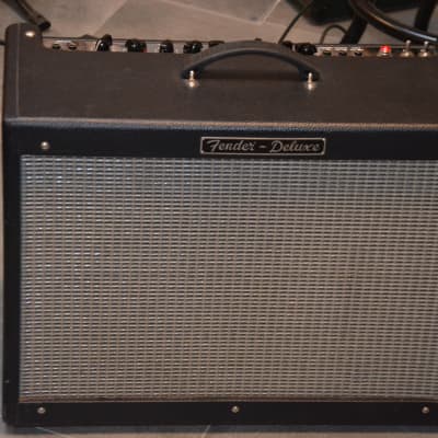 Fender Hot Rod Deluxe Combo=rare first series made in USA 1990s*has newer 12" Eminence Patriot Texas Heat speaker*this amp sounds really great+powerful for stage+studio=pure Blues/Rock tone image 2
