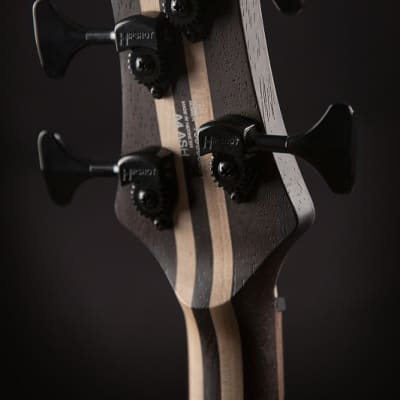 Cort A4ULTRAENB Artisan Series A4 Ultra Ash Bass Guitar. Etched Natural Black image 6
