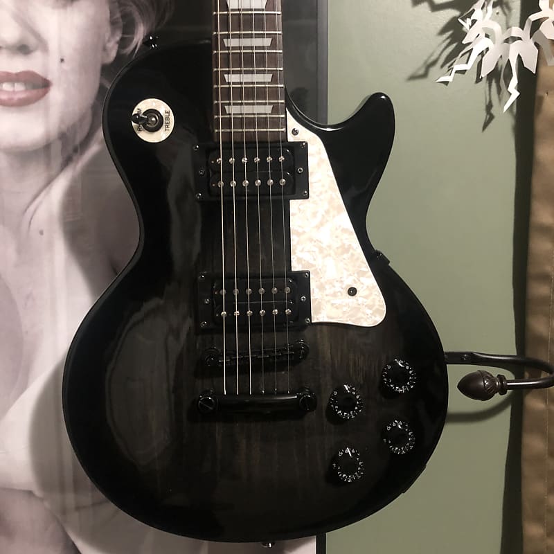 Epiphone Les Paul Studio Deluxe 1998 - Transparent Black w