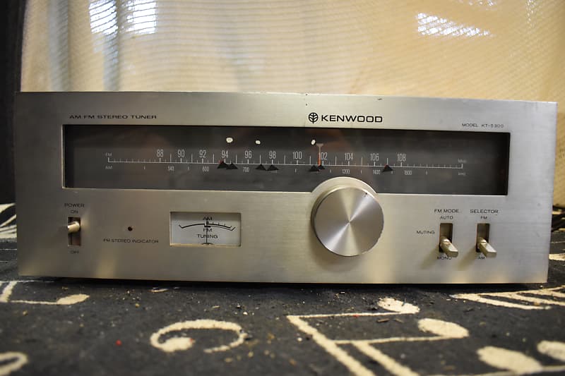 Vintage Kenwood KT-5300 AM/FM Stereo Tuner  			