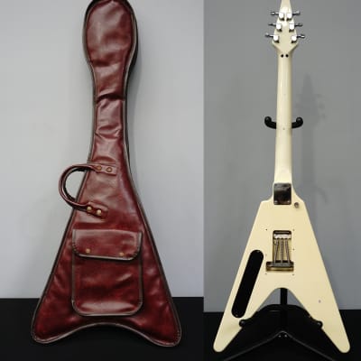 Fernandes The Function BSV-60 Flying V Early - Mid 80's Ivory | Reverb