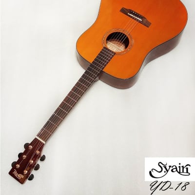 S.Yairi YD-18 All Solid Sitka Spruce & Mahogany acoustic guitar Dreadnaught ( in Vintage gloss) image 3