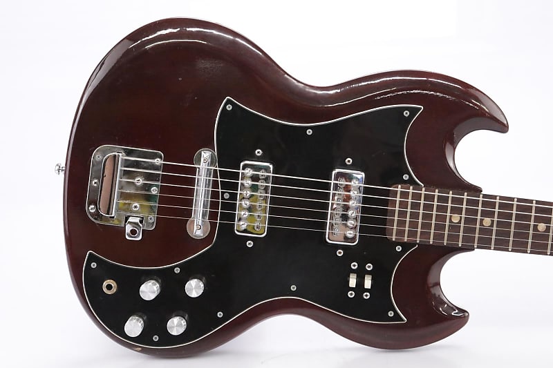 SG Style MIJ (Made in Japan) Burgundy Electric Guitar w