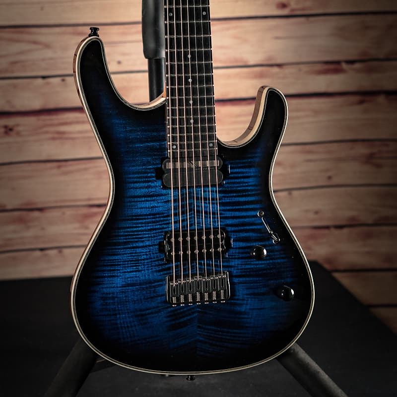 Mayones Setius GTM 7 Trans Dirty Blue Burst (Bare Knuckle