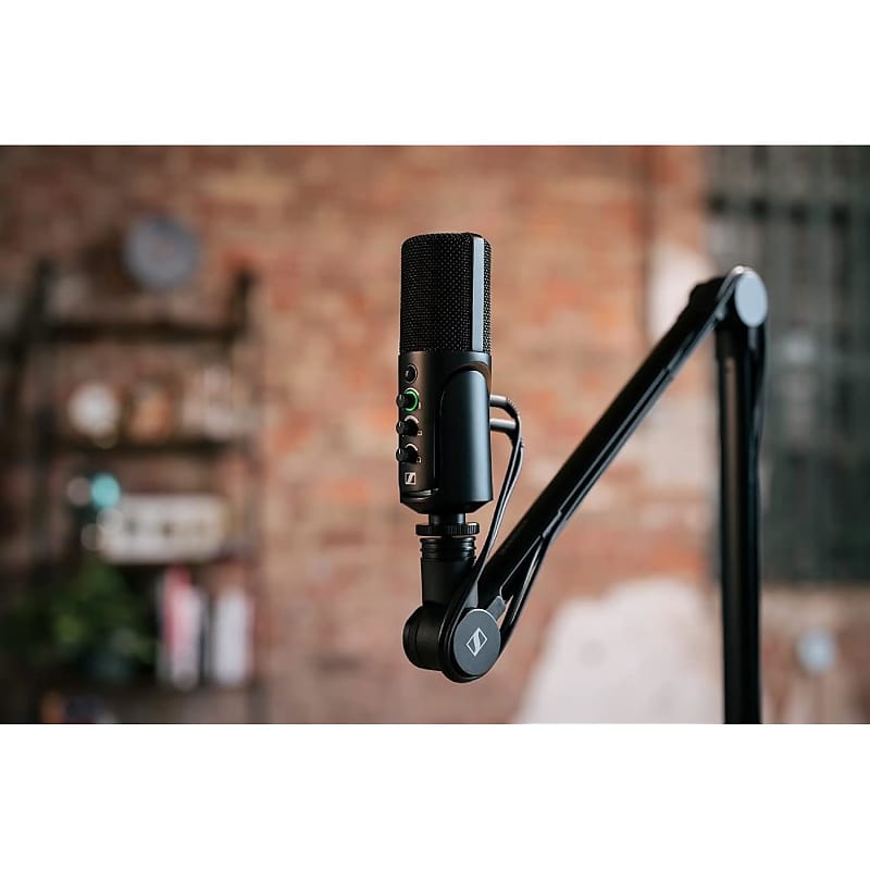  Sennheiser Professional Profile USB Microphone Streaming Set  with Boom Arm, 3 m USB-C Cable & Mic Pouch : Musical Instruments