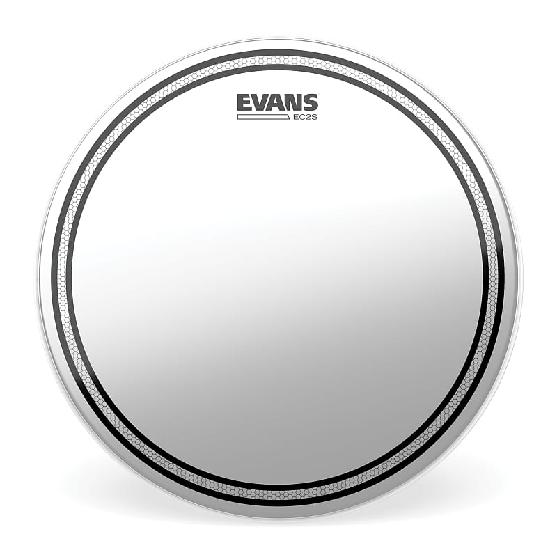 Evans EC2 Coated Tom Drum Head, 10 Inch image 1