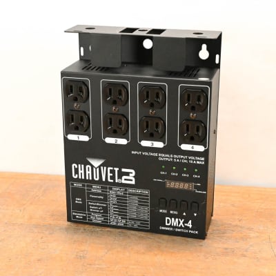 Chauvet DMX-4 4-Channel DMX Dimmer/Relay Pack CG01P9L