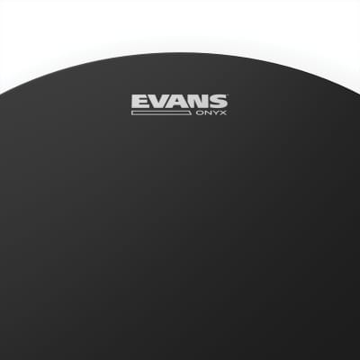 Evans Onyx Frosted Tom Drum Head, 6 Inch image 2