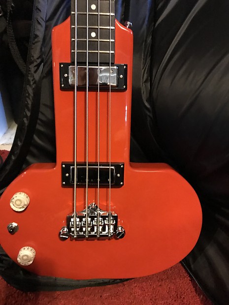 Eastwood "Be Stiff" DEVO Lefty Bass - Strung Right 2017 "Red" - Final Price Drop image 1