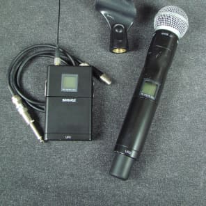 Shure UR4D Dual Wireless Receiver w/ UR2 SM58 Mic & UR1