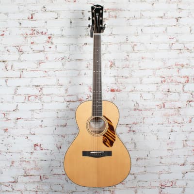 Fender PS-220E Parlor Acoustic Guitar, Ovangkol Fingerboard, Natural x9503 image 2