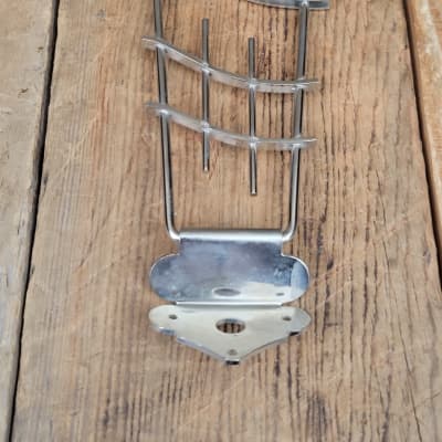 Hofner 1960s 12 String Guitar Trapeze Tailpiece - Nickel  Harmony H-75 H-77 image 5