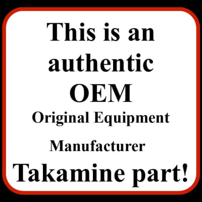 Takamine G Series INTEGRATED STRAIGHT  Saddle for CP100 pickup  / OEM part / Saddle Only image 12