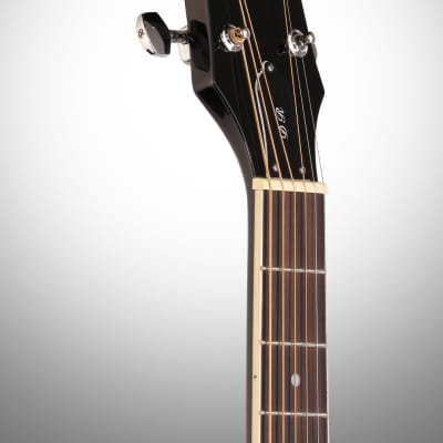 Epiphone DR-100 Acoustic Guitar, Ebony image 7