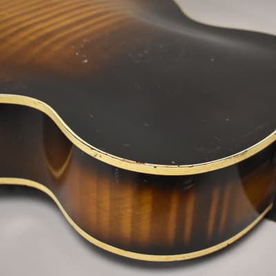 1950s-60s Harmony H1215 Archtop Tenor Guitar Sunburst image 14
