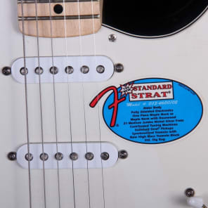 2005-06 Fender Standard Stratocaster Black-NOS-Mexico image 6