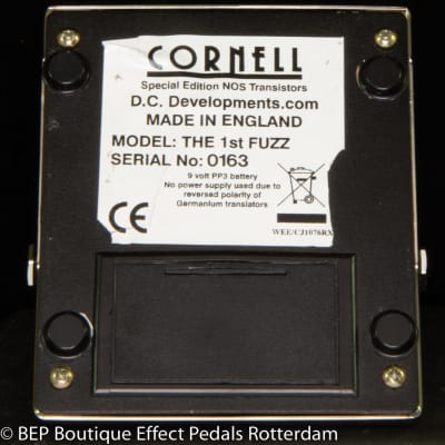 Cornell First Fuzz 1st Fuzz NOS NKT275 White Dot | Reverb Canada